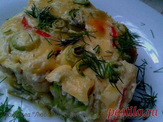Запеканка из кабачков по-царски