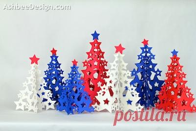 Как вырезать елку из бумаги по схеме