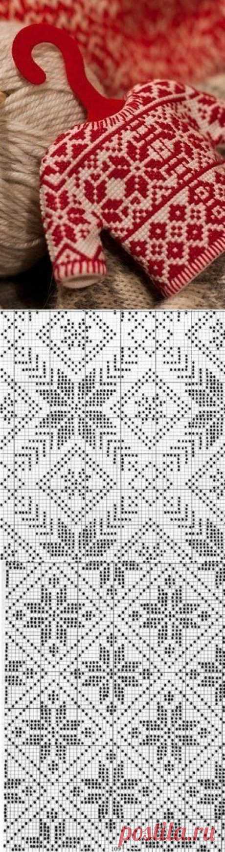 Вязания: норвежских узоров спицами