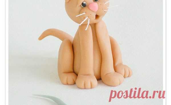 Кот из мастики | Кот и кошка Кот из мастики | Кошки, котики, котята правят миром