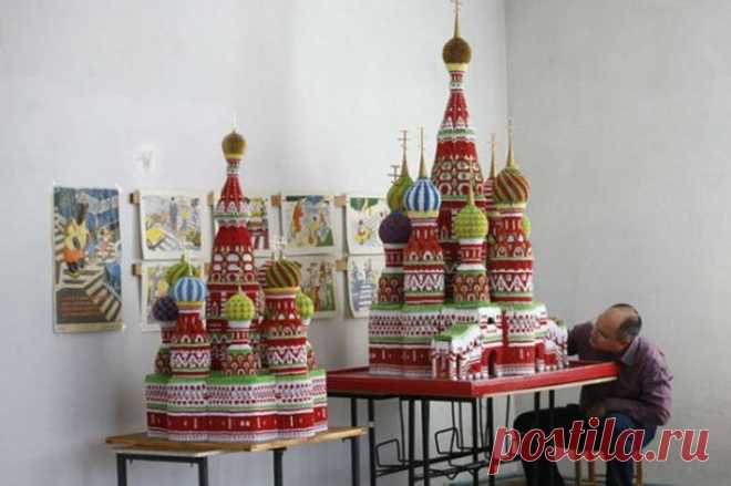 Храм в технике оригами — Рукоделие
