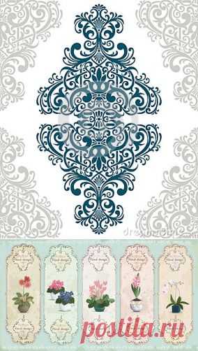 Вектор Урожай богато границу рамки Крышка карты роялти стока - Изображение: 25523245