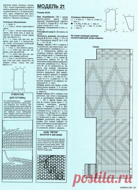 VERENA 1994г. Новое для осени:узоры и пряжа,сельский стиль,короткое надетое на длинное,элегантный город. | Вяжем s Biront | Дзен