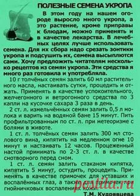 УКРОП ПЕЙ И НЕ БОЛЕЙ!....