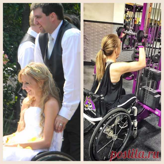 Девушка, парализованная накануне своей свадьбы, учится заново ходить ради дочки | Чёрт побери В 2010 году 25-летняя Рейчел Чапман (Rachelle Chapman) планировала собственную свадьбу и девичник. Однако никто не мог предположить, что вечеринка накануне торжества обернется трагедией и полностью перевернет жизнь девушки. Во время девичника лучшая подруга Рейчел толкнула невесту в бассейн. Рейчел ударилась головой о дно, после чего у нее парализовало все тело ниже груди.  Девушк...