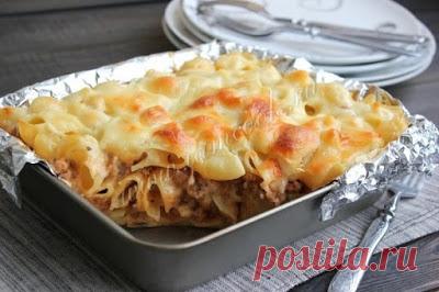 шеф-повар Одноклассники: Лазанья из макарон