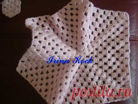Baby Surprise Jacket by Elizabeth Zimmermann Я связала уже 4 такие кофточки и предоставляю вам свой мастер-класс Это основная схемка Ну начнем. Набираем цепочку из 6 воздушных петель и замыкаем в кольцо 1 ряд -3 петли подъема и + 2 столбика с  …