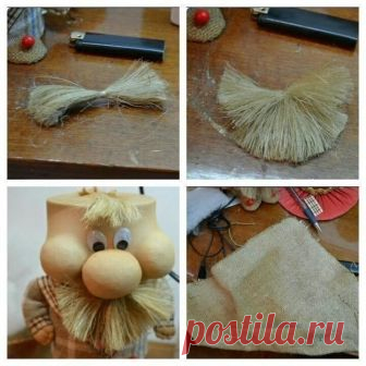 Домовой.

Для создания этого обережка нам понадобятся:
1. Катушки от скотча, полипропиленовых лент (как в данном случае) или что-то, чем Вы сможете заменить. Например, обрезок трубы или рулона, оставшегося от линолеума.
2. Одноразовые ложки.
3. Шпагат.
4. Ткань для костюма =)
5. Сантехническая пакля.
6. Карандаш, ножницы.
7. Мешковина. В моем случае - это старые мешки от картошки, предварительно выстиранные. Флористическая мешковина для этого дела тонковата и будет просвеч...