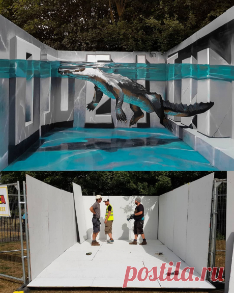ODEITH в Instagram: «BEFORE/AFTER - this was how the crazy structure looked like before I did my thing  Swipe left ➡️ #upfest  #Bristol  #UK  #odeith…» 18.8 тыс. отметок «Нравится», 384 комментариев — ODEITH (@odeith) в Instagram: «BEFORE/AFTER - this was how the crazy structure looked like before I did my thing  Swipe left ➡️…»