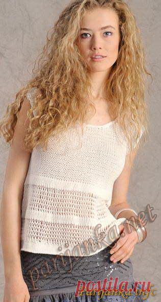 Пуловер (ж) 01*72 Phildar №2689