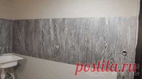 Декоративный фартук для кухни с имитацией дерева В данном обзоре автор подробно рассказывает, как своими руками можно сделать красивый декоративный фартук для кухни с имитацией дерева. Причем для этого