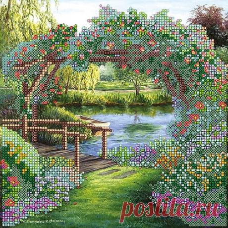 "Цветочная арка" — Канва/ткань с нанесенным рисунком от Абрис Арт купить в интернет-магазине Вышиваю.ру В интернет-магазине Вышиваю.ру вы можете купить Канва/ткань с нанесенным рисунком от произволителя Абрис Арт "Цветочная арка" по доступной цене с доставкой по Москве и всей России.