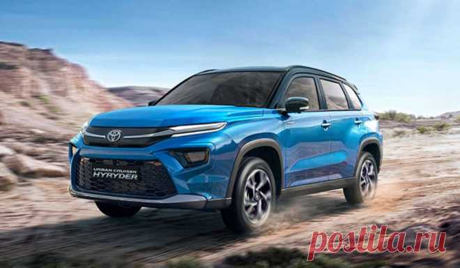 Toyota Urban Cruiser Hyryder 2023: цена, характеристики, техника