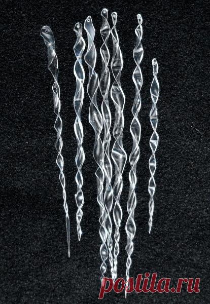 СОСУЛЬКИ ИЗ ПЛАСТИКОВЫХ БУТЫЛОК - Из пластиковых бутылок