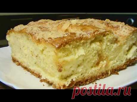 Необычайно вкусный сахарный пирог! Видео-рецепт