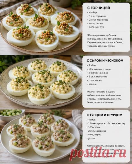 Фаршированные яйца