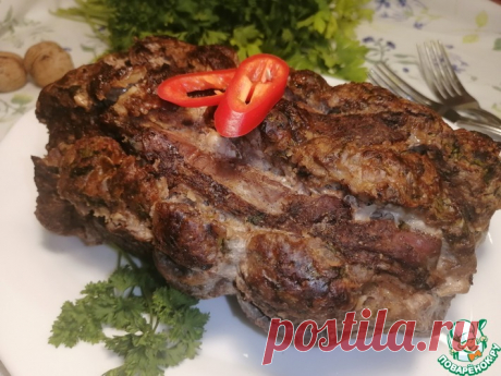 Свинина запеченная с орехами Кулинарный рецепт