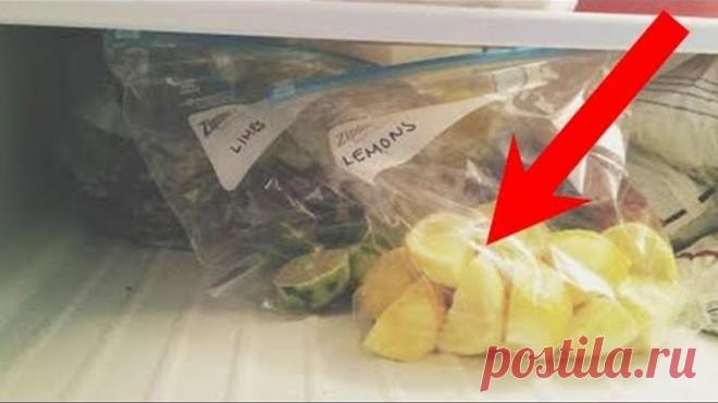 Заморозьте лимоны и попрощайтесь с диабетом, опухолью и ожирением Секретный метод, который творит ч