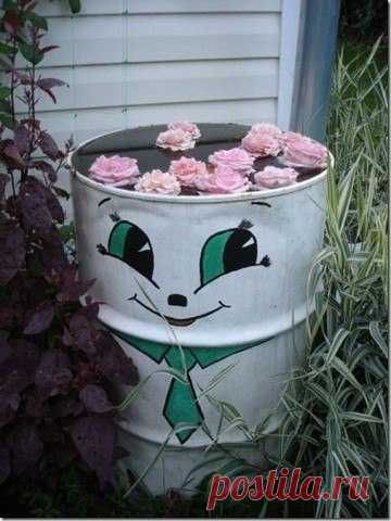 Как разукрасить бочки.Забавные идеи! / Западло