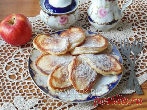 Оладьи на дрожжах с яблоками, рецепт с фото. Как приготовить яблочны оладьи на дрожжах?