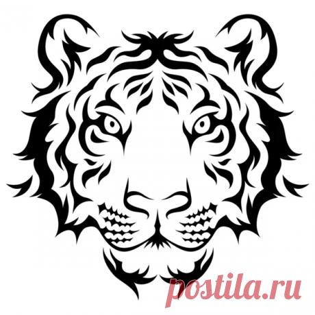 Голова тигра: стоковые векторные изображения, иллюстрации | Depositphotos