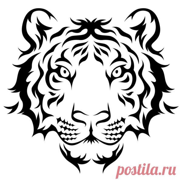 Голова тигра: стоковые векторные изображения, иллюстрации | Depositphotos