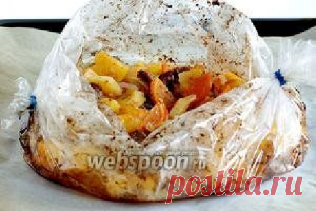 Картофель с мясом в рукаве рецепт с фото, как приготовить картофель с мясом в рукаве в духовке на Webspoon.ru