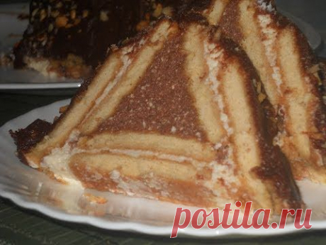 Творожный торт &quot;Домик&quot; без выпечки | Банк кулинарных рецептов