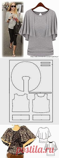 Linda blusa 3 patrones / simple / SECOND STREET