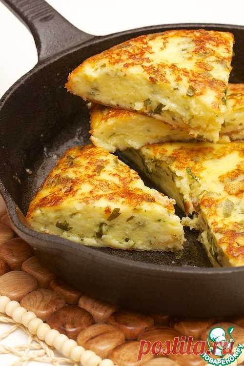 Быстрая сырная лепешка – кулинарный рецепт