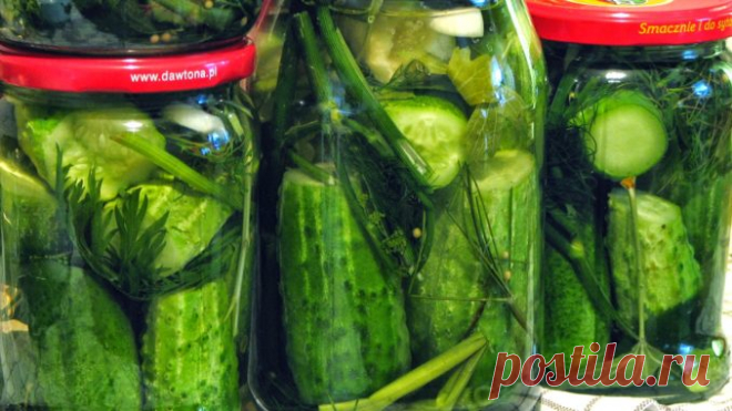 Консервированные огурцы в микроволновке ✾ Кулинар.Топ