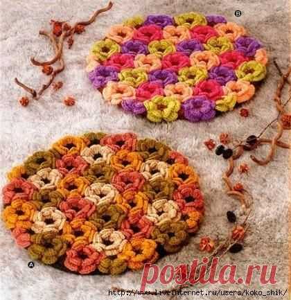 Подушки-сидушки на стул крючком и спицами / Болталка / Интересные идеи для вдохновения