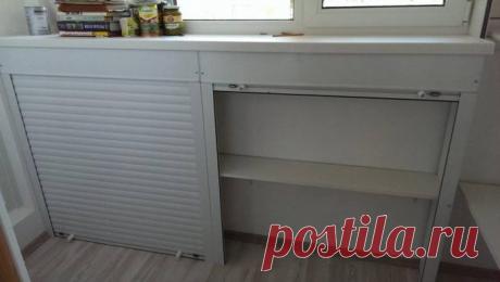 Отличные идеи шкафчиков для балкона