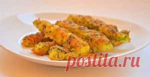 Кабачковые палочки в сырном кляре