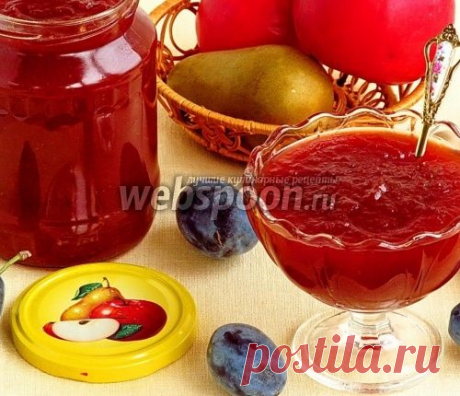 Повидло из яблок, груш и слив