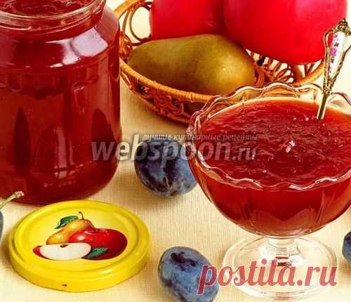 Повидло из яблок, груш и слив
