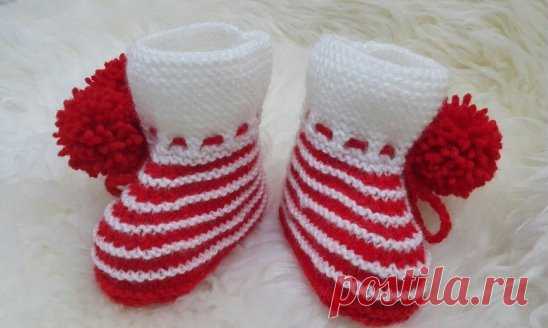 ПИНЕТКИ НА 2-Х СПИЦАХ.