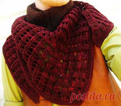 Шаль колоннада / Colonnade Shawl