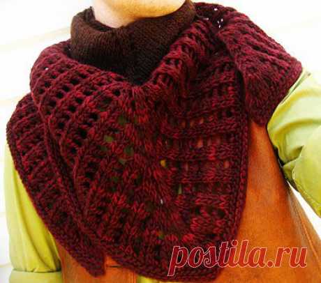 Шаль колоннада / Colonnade Shawl