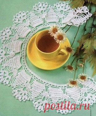 Воротник крючком