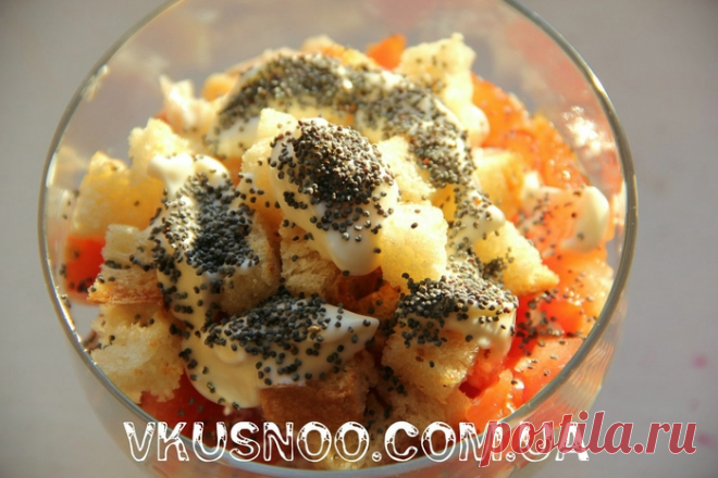 САЛАТ С КОПЧЕНОЙ КУРИЦЕЙ ПО-ИТАЛЬЯНСКИ