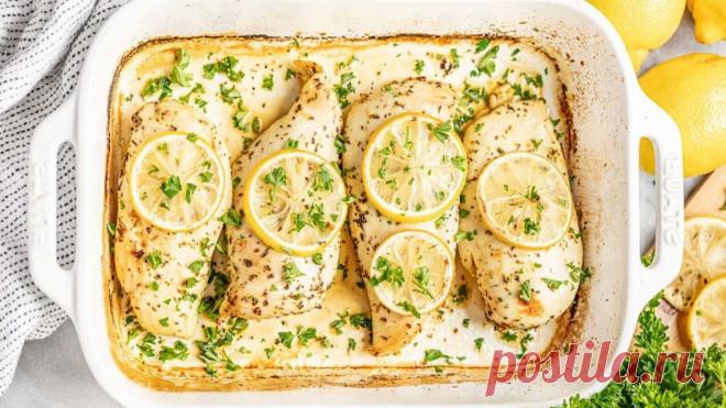 Запеченная грудка c лимоном и пряными травами. | О вкусной еде