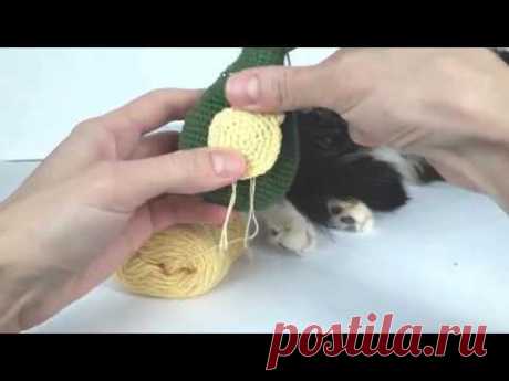 Динозавр крючком. Вязаные игрушки.Вязание для начинающих. Crochet dino. (Урок 4 Детали)