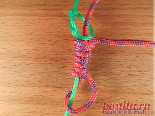 Как привязать поводок к основной леске, чтобы он не висел - Самоделки для рыбалки своими руками
