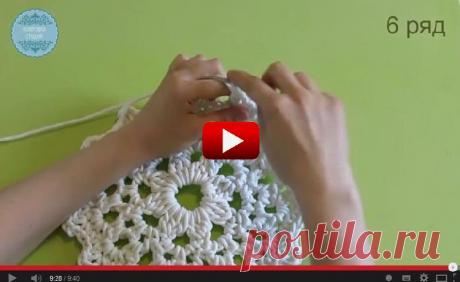 Видео-курс по вязанию ковра Великолепный