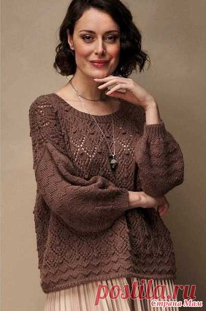 Джемпер Hedda by SANNA MARD CASTMAN. Спицы. - ВЯЗАНАЯ МОДА+ ДЛЯ НЕМОДЕЛЬНЫХ ДАМ - Страна Мам