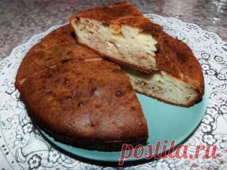 Заливной пирог с курицей – быстрый рецепт для вкусного ужина | Poperchi.Ru | Яндекс Дзен