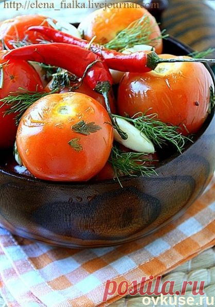 Маринованные помидоры - Простые рецепты Овкусе.ру