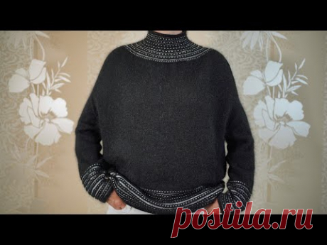 Свитер (Кокон). Подробный МК с расчетами (Часть 1).
