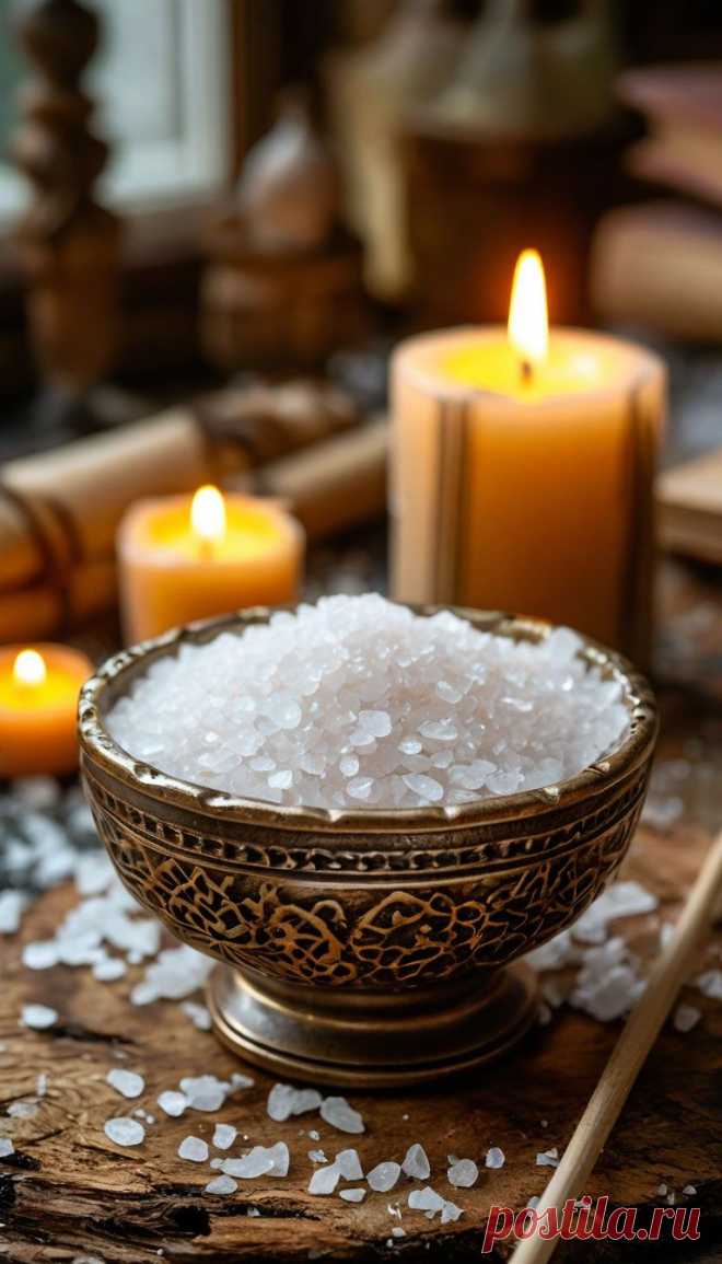 Приворот на соль ✨
Простой способ приворожить на еду — это сделать приворот на соль. Как раз о таком ритуале любовной магии я рассказываю в статье. Приворот можно сделать самостоятельно, не обращаясь за магической помощью.